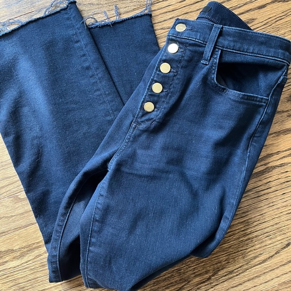 Joe's Jeans Callie High-Rise Crop Bootcut Jeans size 30 - Picture 2 of 9